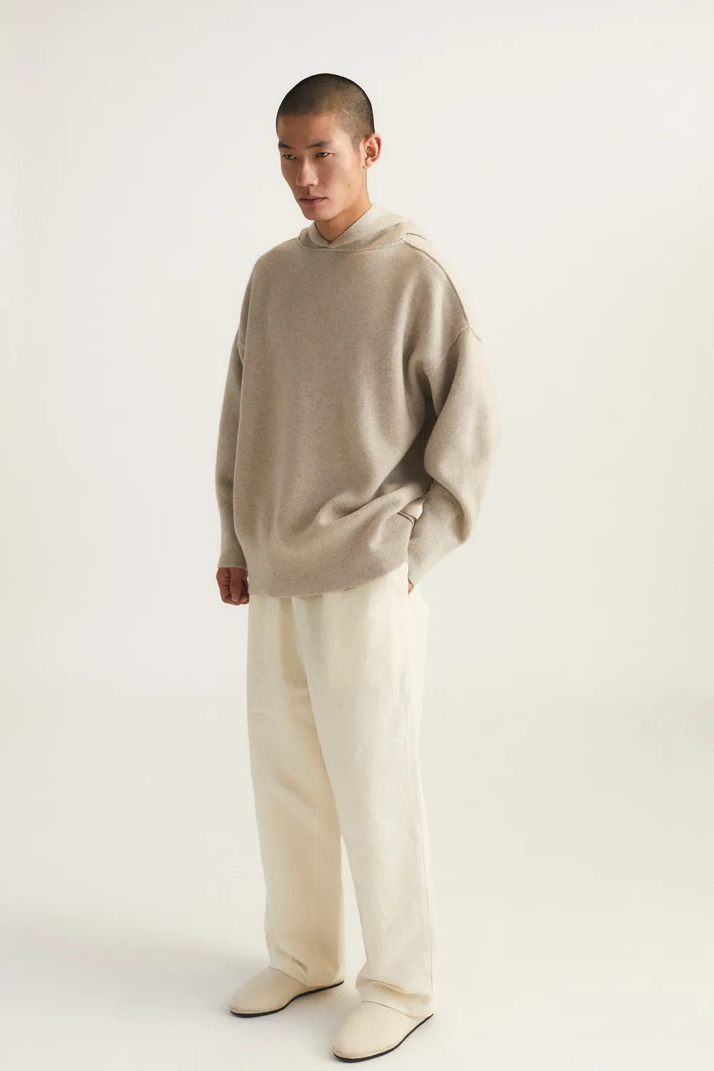 Oyuna Seku Hoodie Feather Kaschmir-Hoodie wendbar
