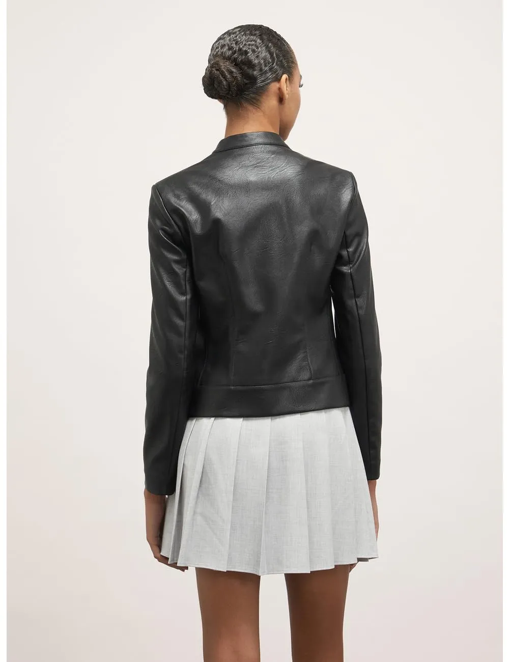 Motivi Blousonjacke Jacke beschichtet mit Stehkragen