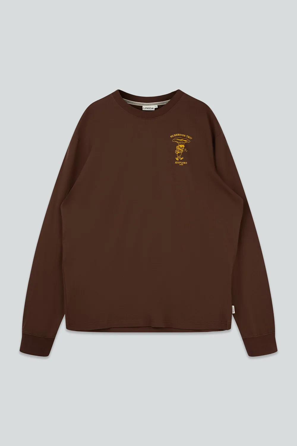 LAKOR Chanterelle Trip Boxfit Longsleeve Chicory Coffee Bio