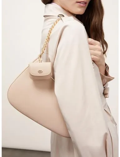 Motivi Spring Summer 24 Hobo Glam Schultertasche Beige