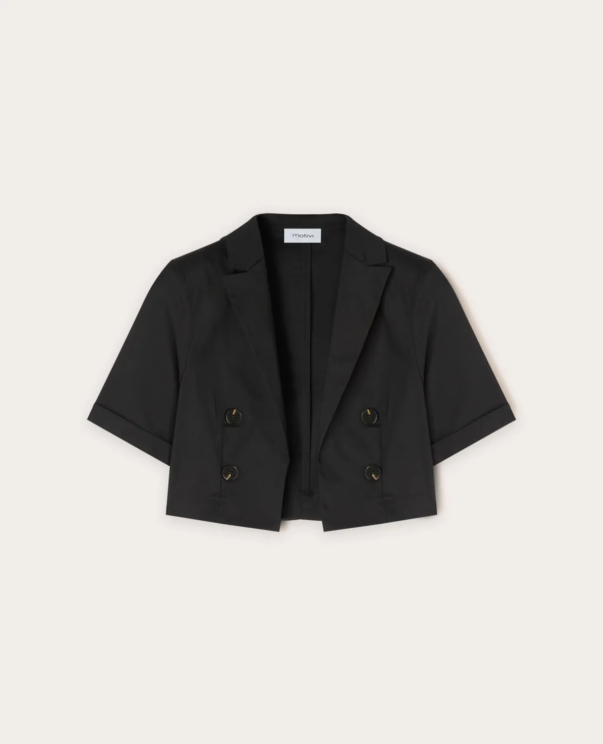 Motivi Spring Summer 24 Spencer-Jacke Blazer kurzarm