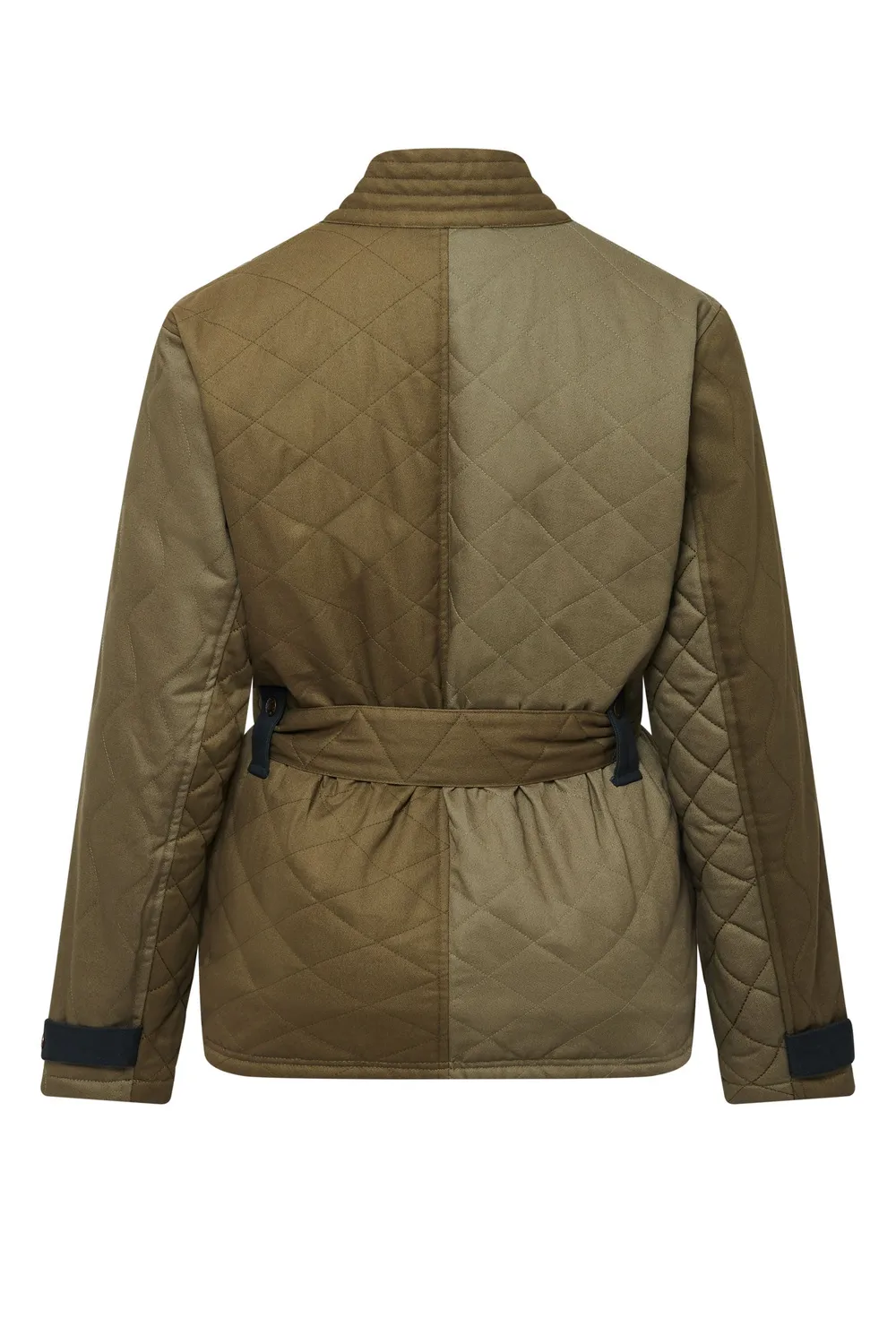 KOMODO ZURI Patchwork-Jacke Grün Damen Bio-Baumwolle
