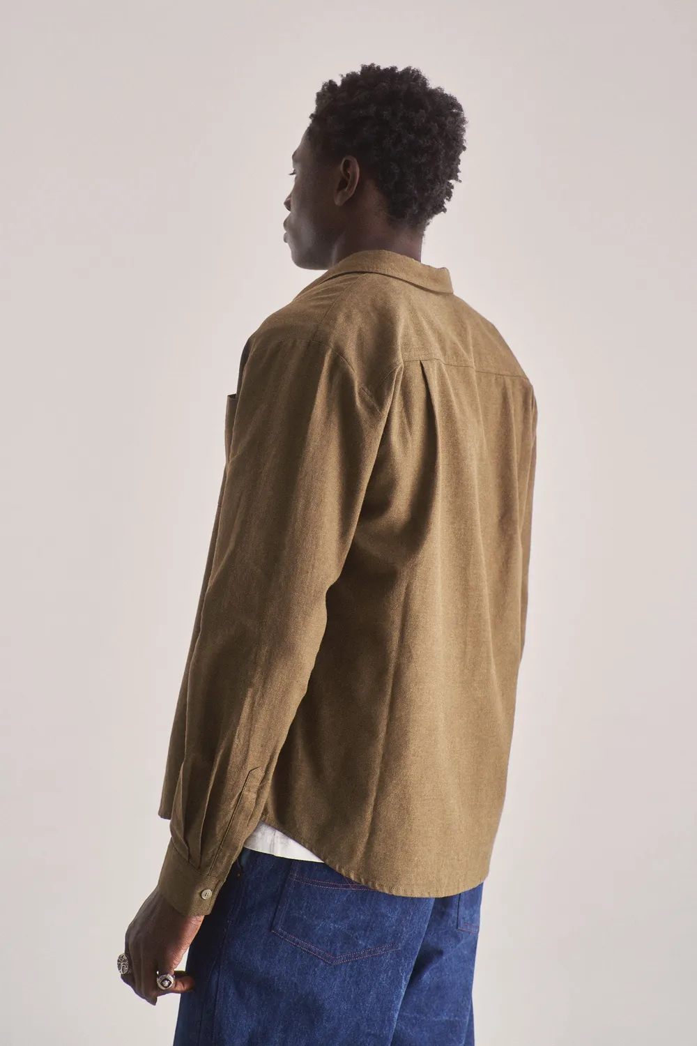 Komodo Spectre Hemd Grün Bio-Baumwolle Flanell