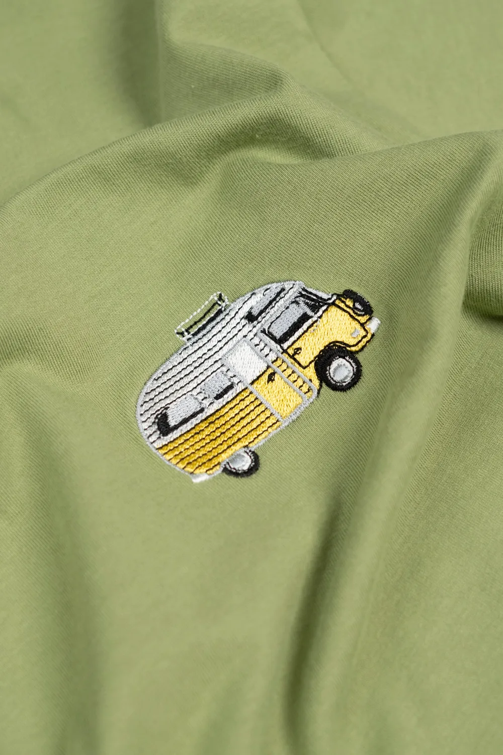 LAKOR Mini Sun Camper T-Shirt Mosstone Bio-Baumwolle