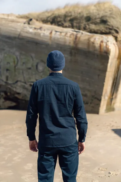 LAKOR Plain Dal Shirt Hemd Blueberry Baumwolle