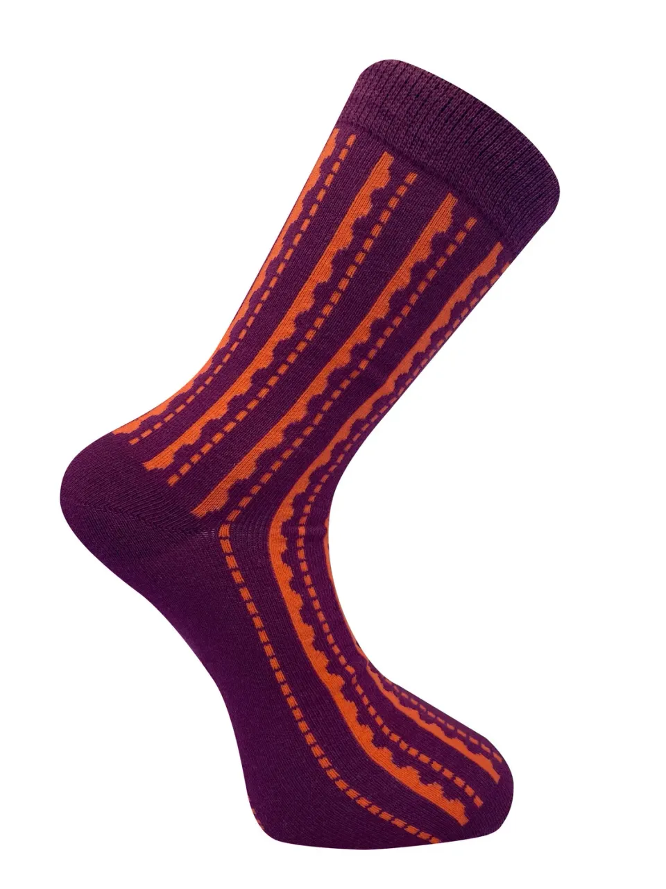 Komodo Trippy Socken Terracotta Bio-Baumwolle 1 Paar