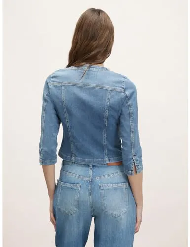 Motivi Spring Summer 24 Blousonjacke Jeans Kristalle
