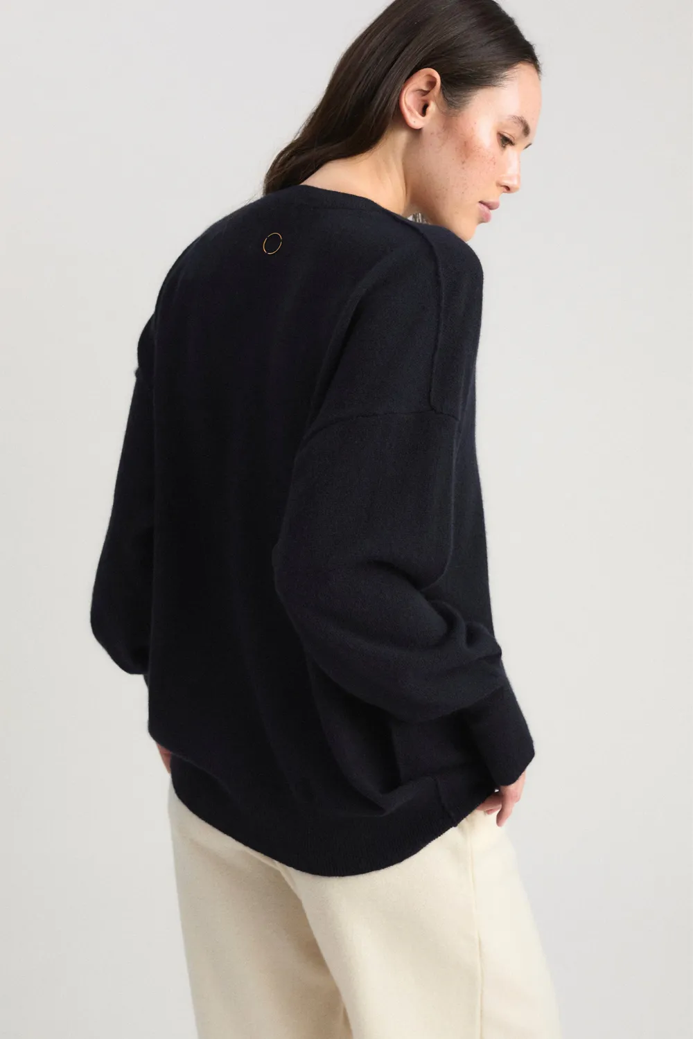 Oyuna Borte Pullover Ocean Oversize Rundhals