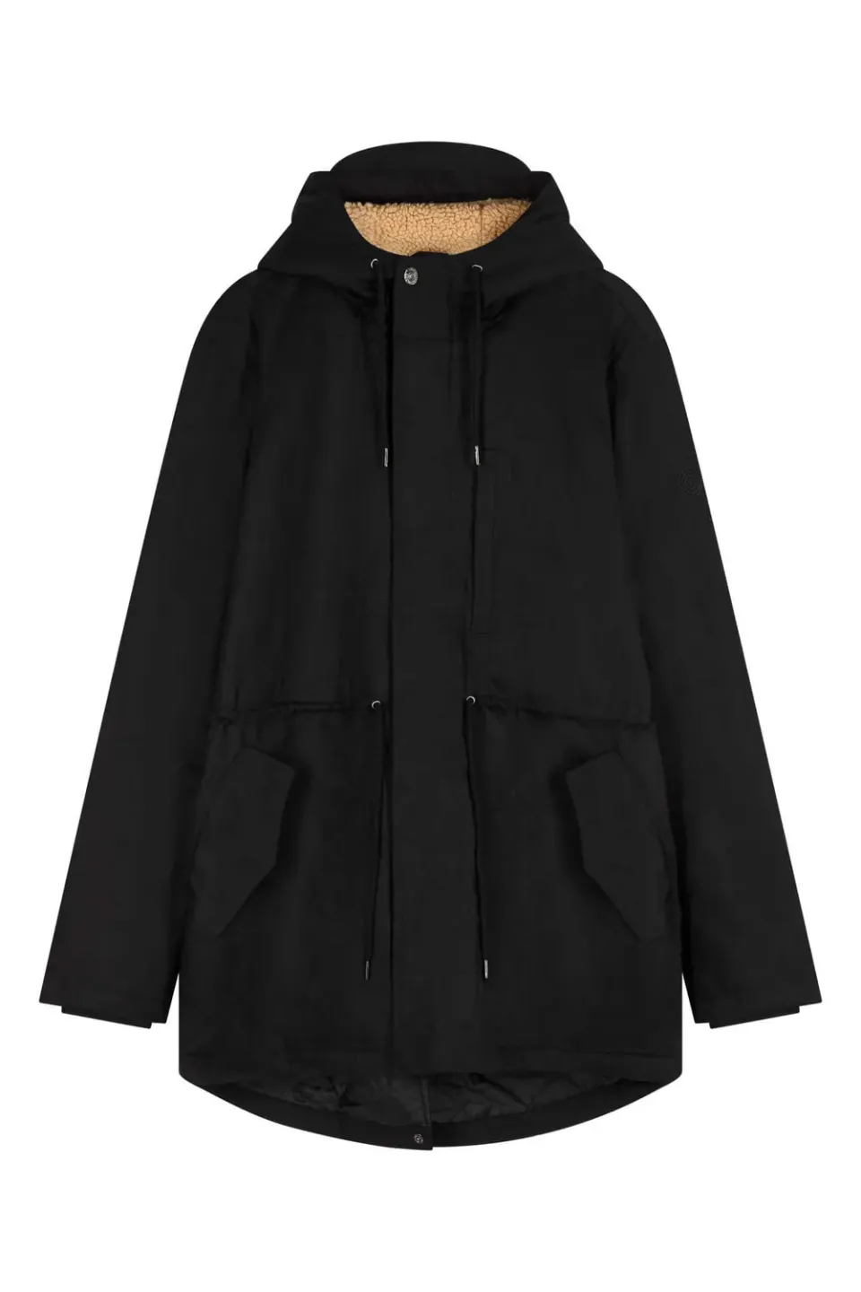 Komodo Wilson Parka Schwarz Bio-Baumwolle