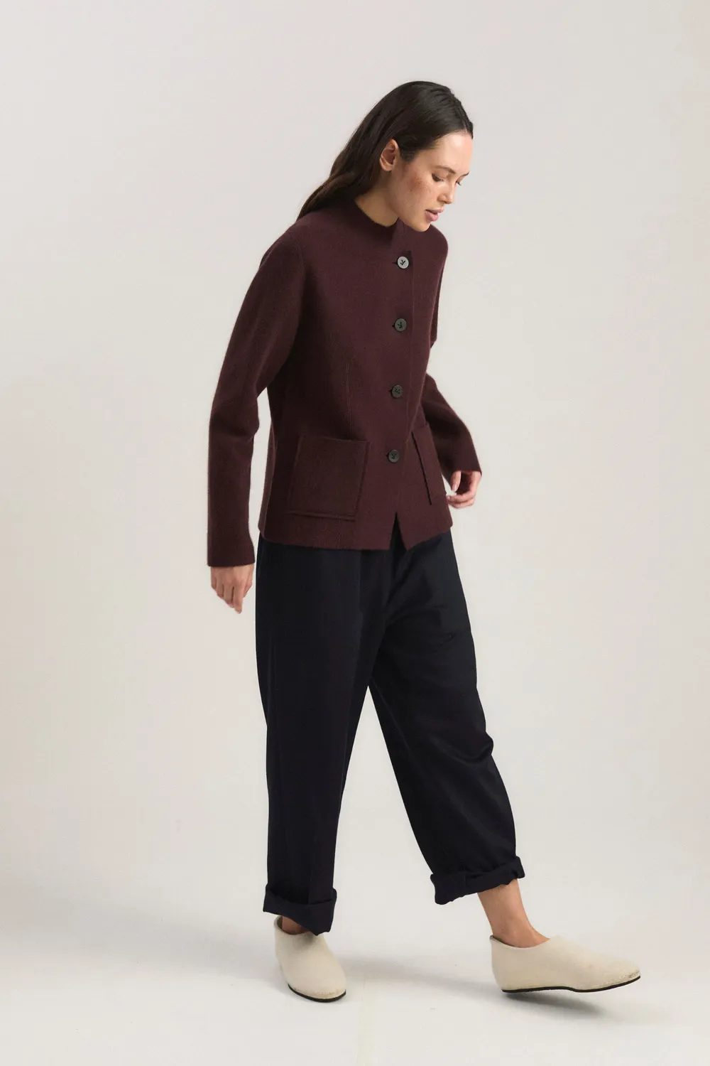 Oyuna Niaza Jacke Carob-Ink Wendejacke