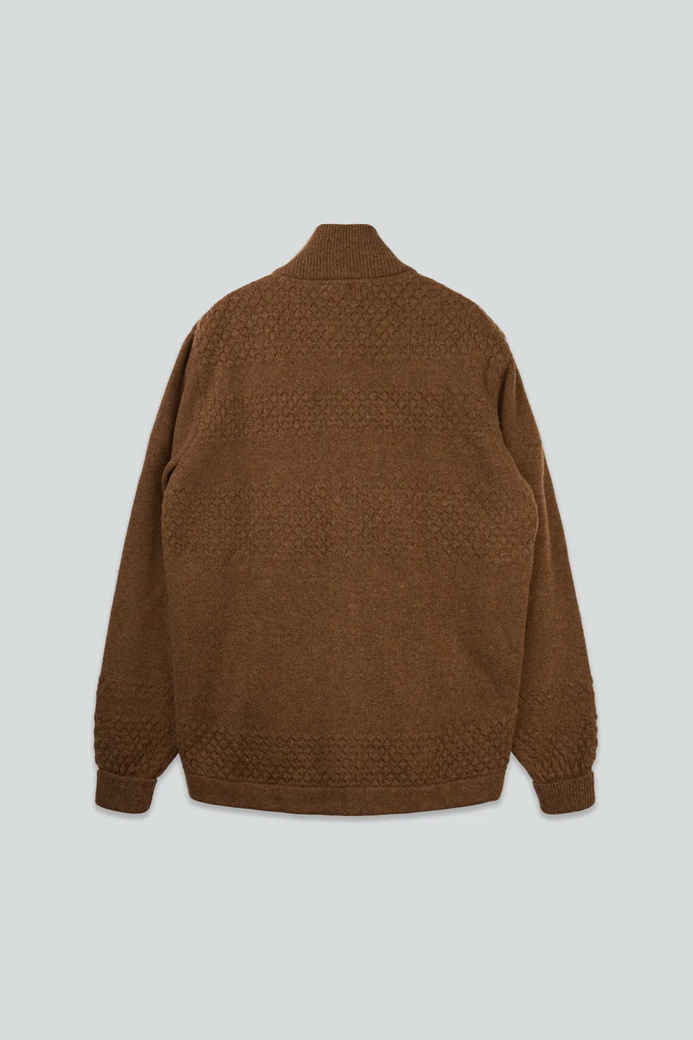 LAKOR Haddock Knit Strickpullover Braun Wolle