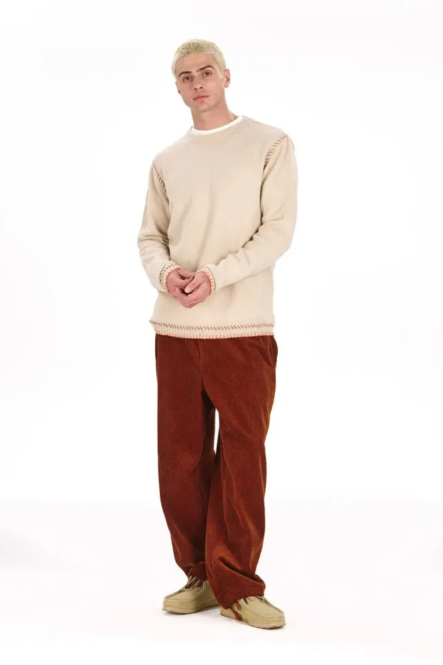 KOMODO WAYNE Cordhose Bio-Baumwolle chestnut