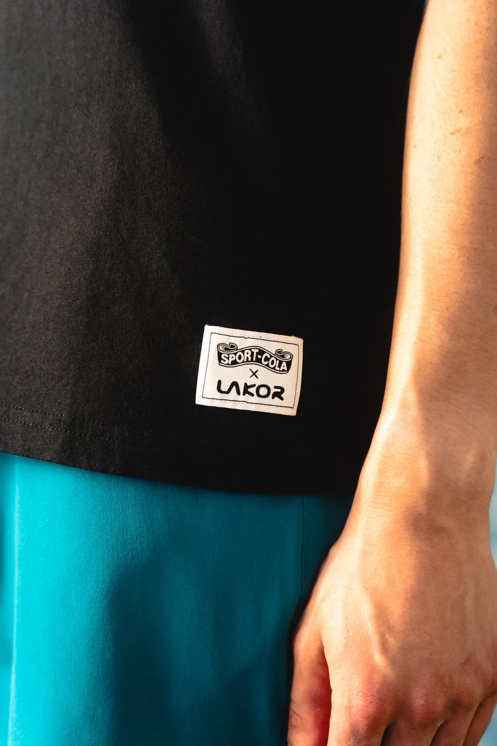 LAKOR Mini Frisbee Player T-Shirt Moonless Night Bio-Baumwolle