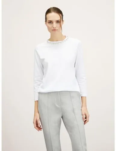 Motivi T-Shirt Crystal-Steine Shirt mit 3/4-Arm