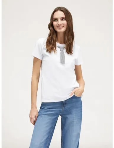 Motivi T-Shirt Damen mit Ösen und Bändchen