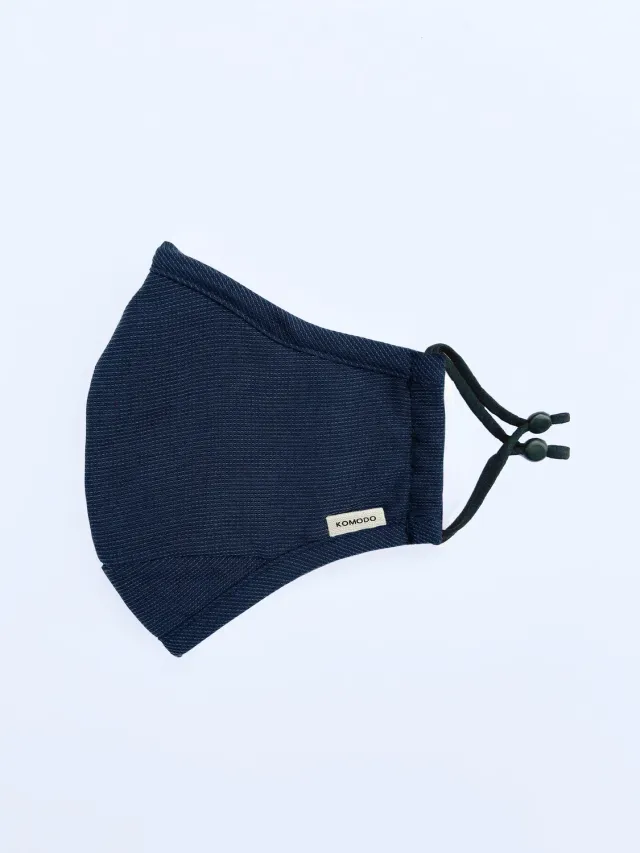 KOMODO Stoffmaske Navy waschbar mit Filter
