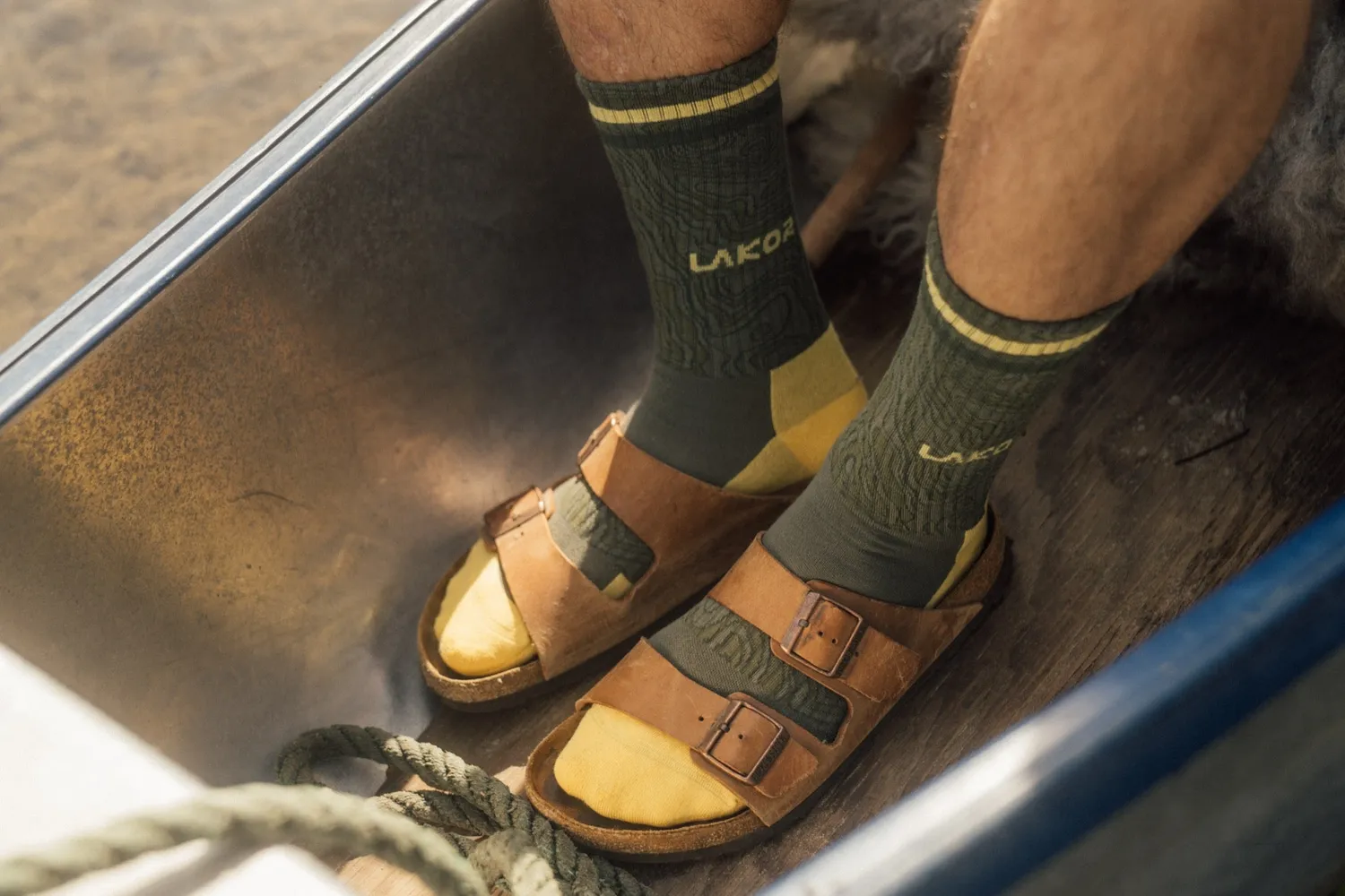 LAKOR Æxplorer Socken Cartography Bio-Baumwolle