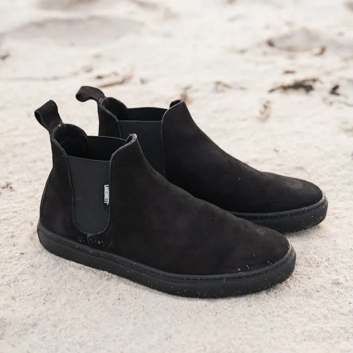 PLD Boots Nubukleder Chelsea-Boots Bio pflanzlich gegerbt