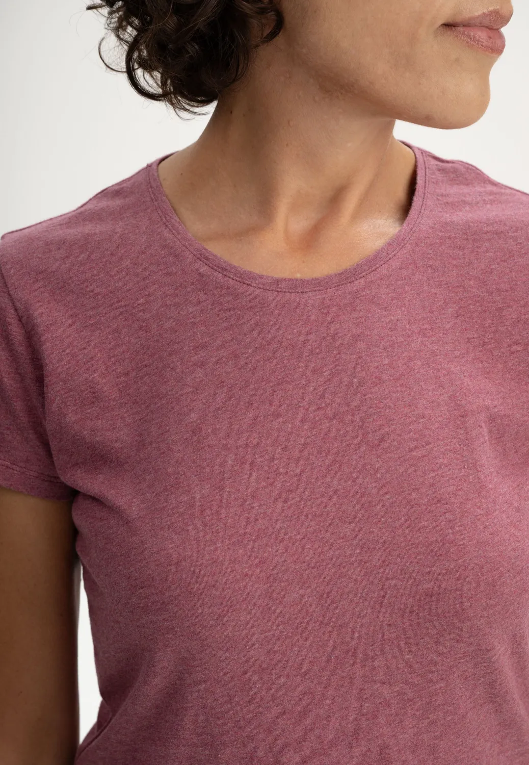 MELA LANISHA T-Shirt weiß Bio-Baumwolle tailliert