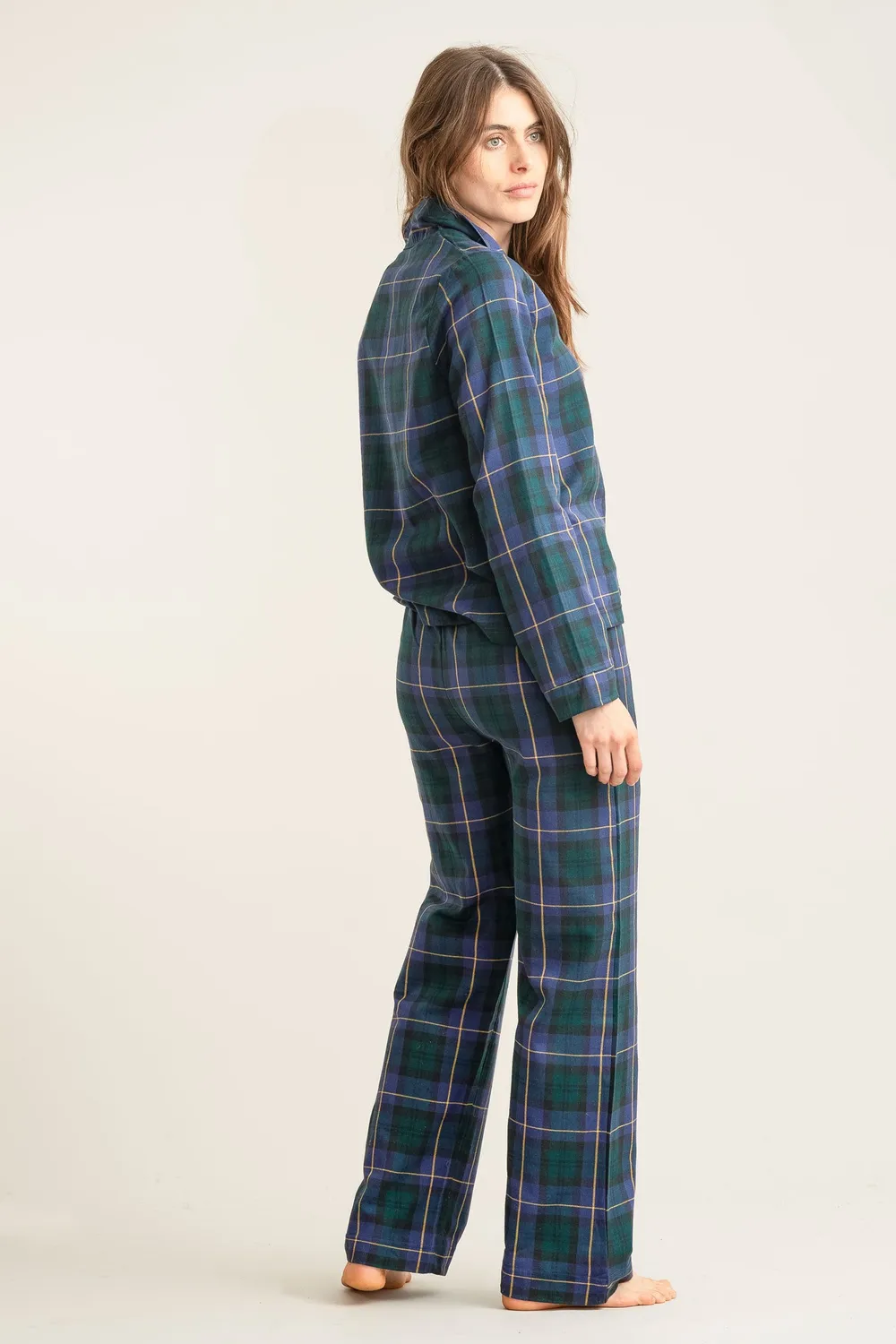 KOMODO JIM JAM Pyjama Black Watch Bio-Baumwolle