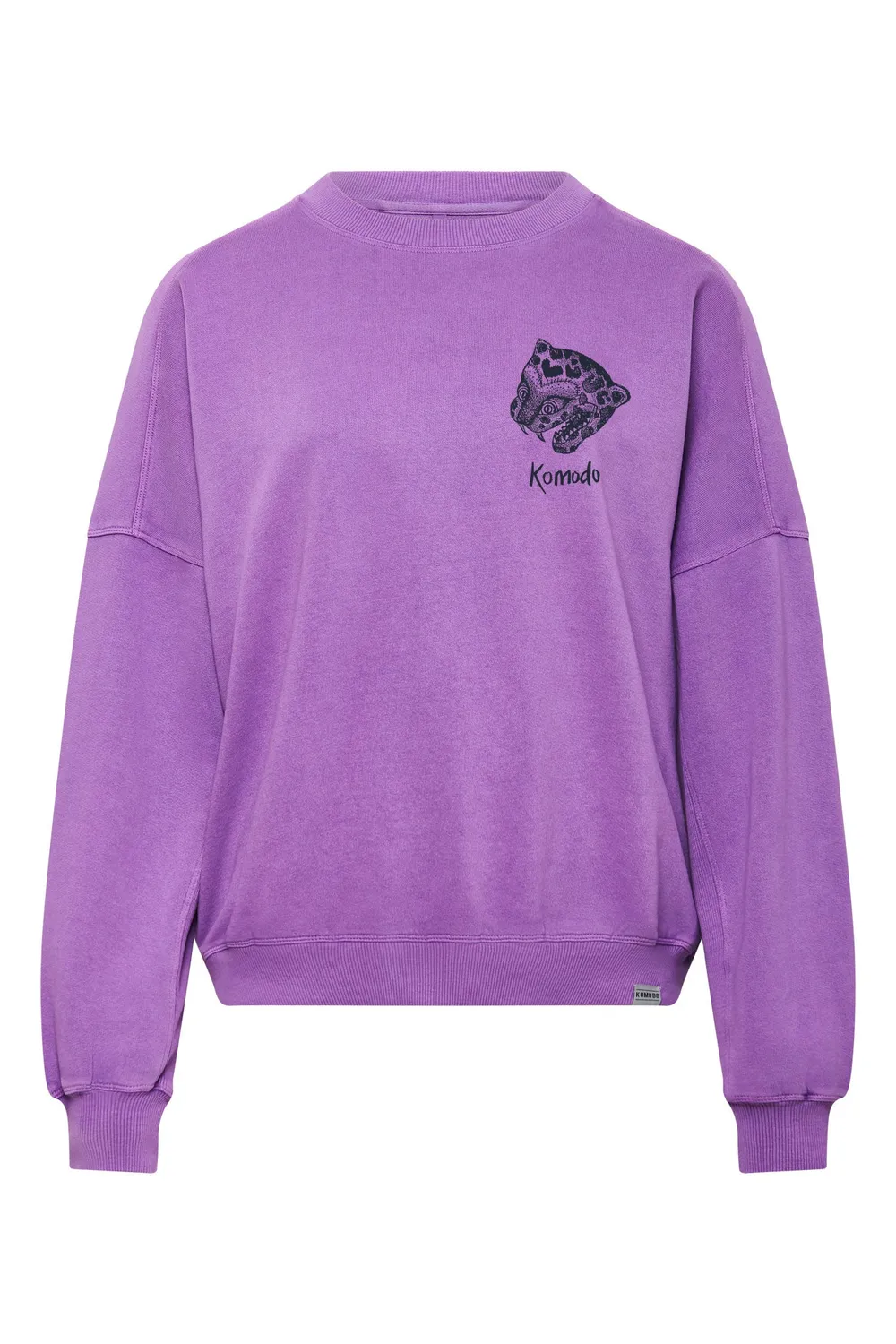 Komodo Nepali Leopard Sweatshirt Damen Bio-Baumwolle