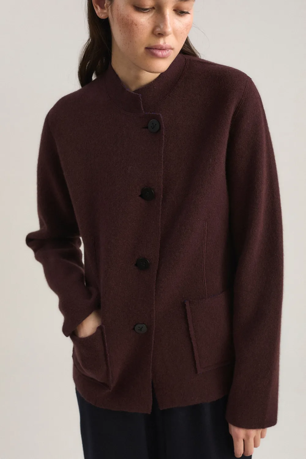 Oyuna Niaza Jacke Carob-Ink Wendejacke