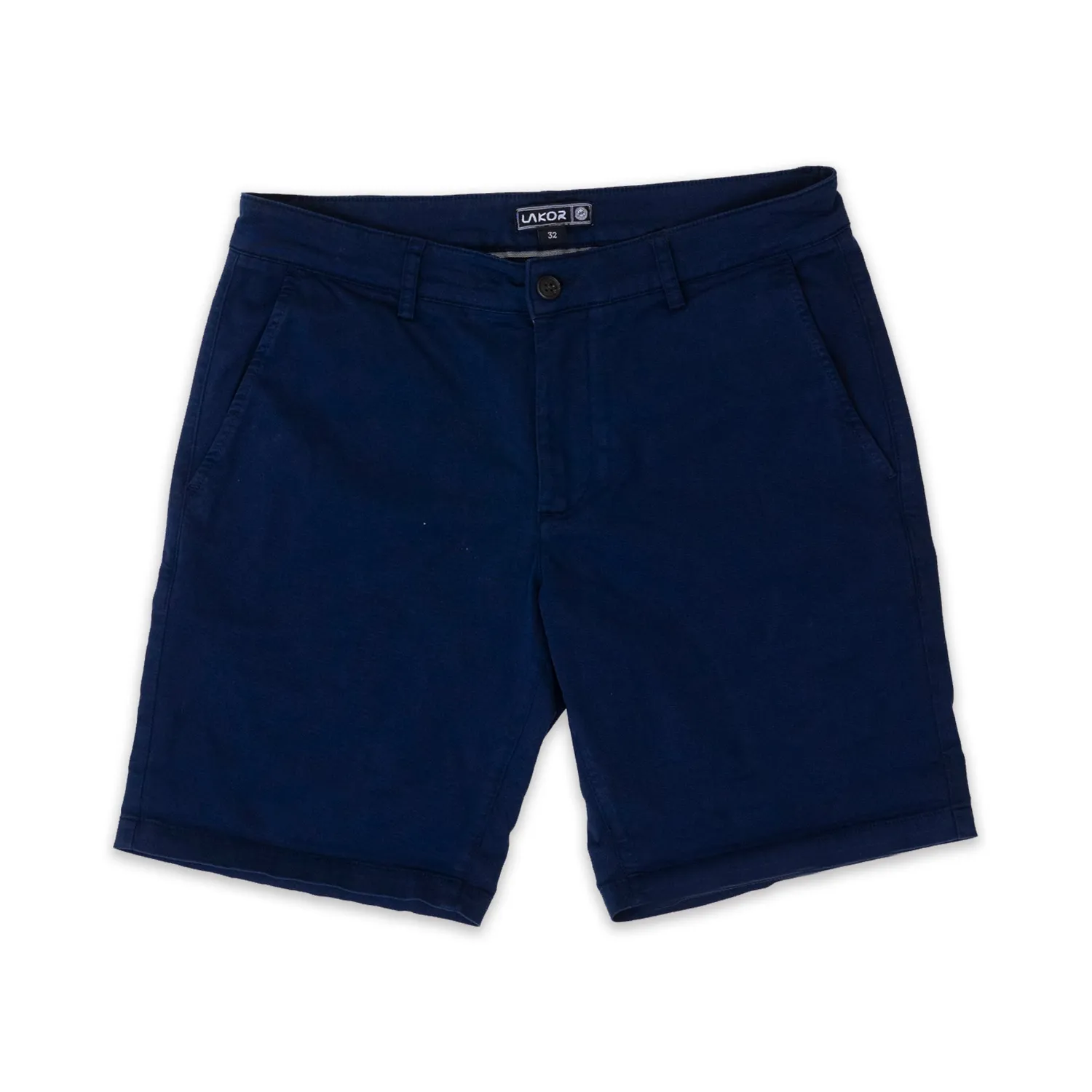 LAKOR Chino Shorts Shorts Navy Baumwolle