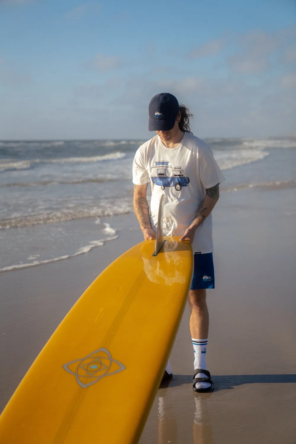 LAKOR Ocean Camper Cap Blueberry Bio-Baumwolle