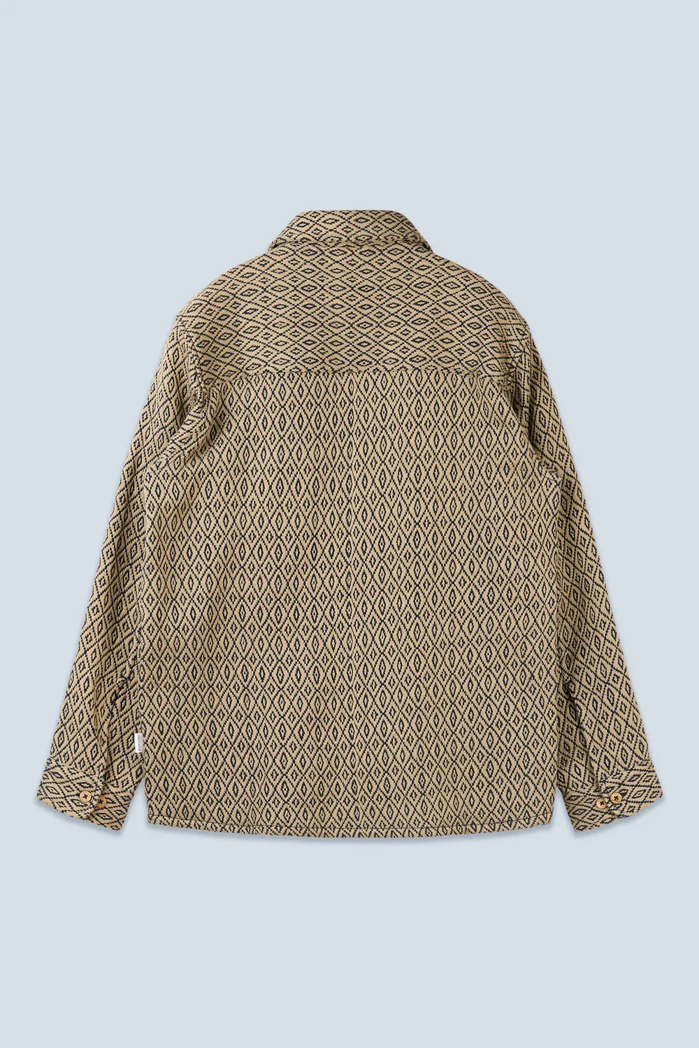 LAKOR Net Fix Jacquard Jacke Blau Bio-Baumwolle