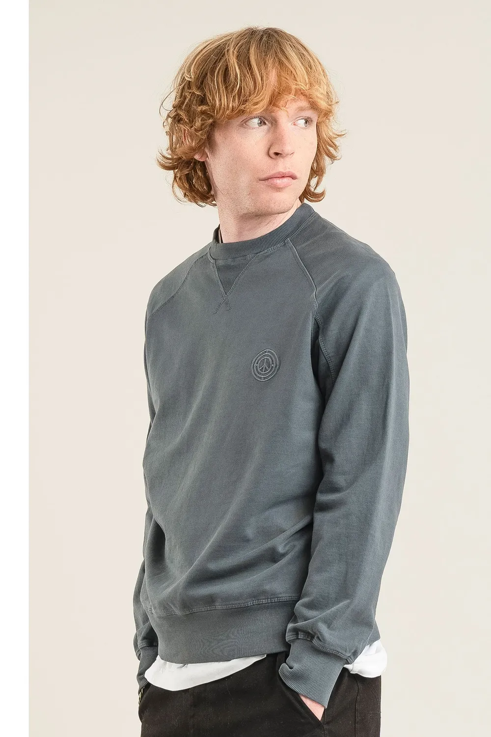 Komodo Anton Sweatshirt Herren Schwarz Bio-Baumwolle