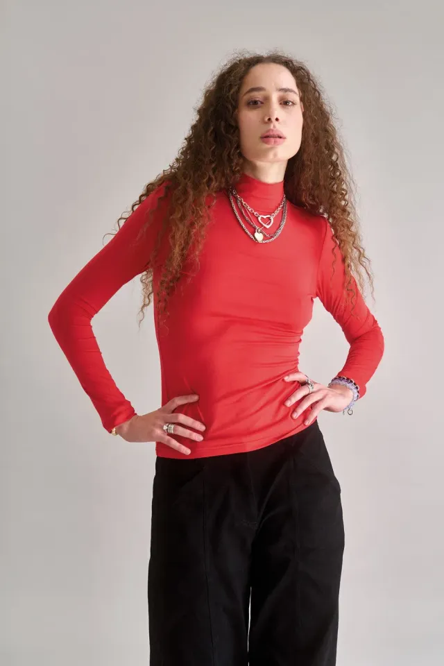 Komodo Skinilla Top Damen Rot Gr. 38 Modal