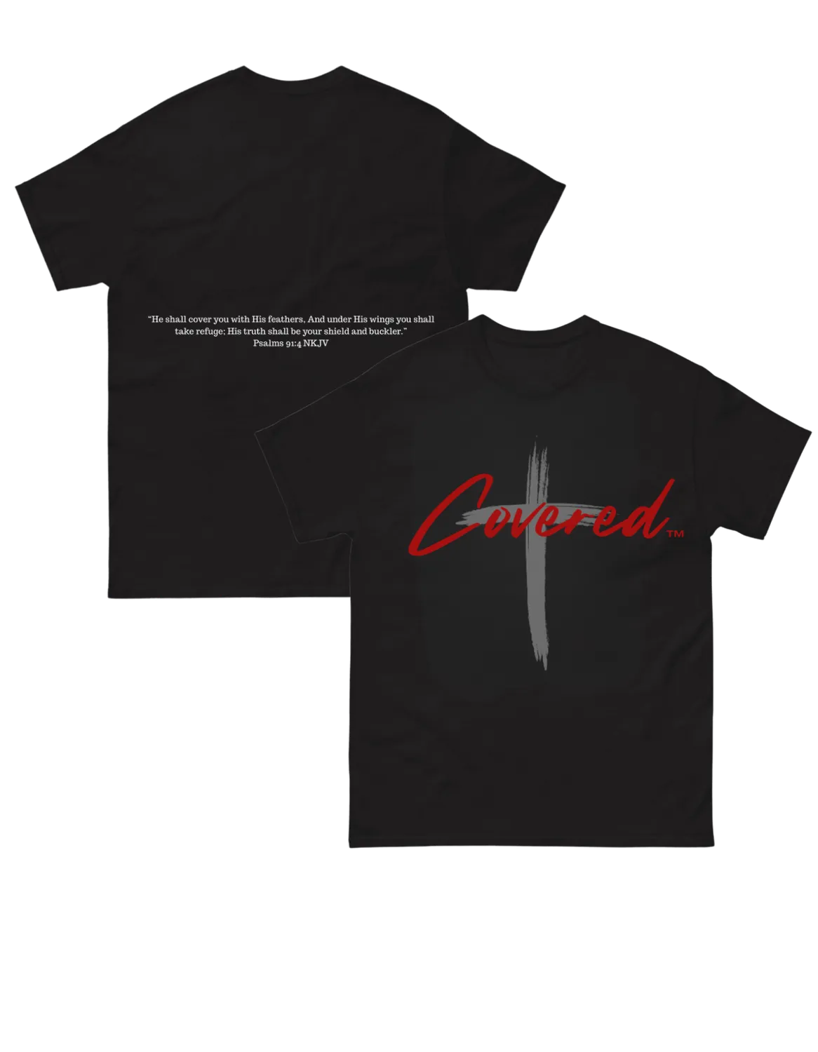 Covered Brand Logo T-Shirt Schwarz mit Schriftzug