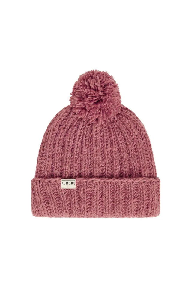 Komodo Alpine Mütze Dusty Rose Wolle