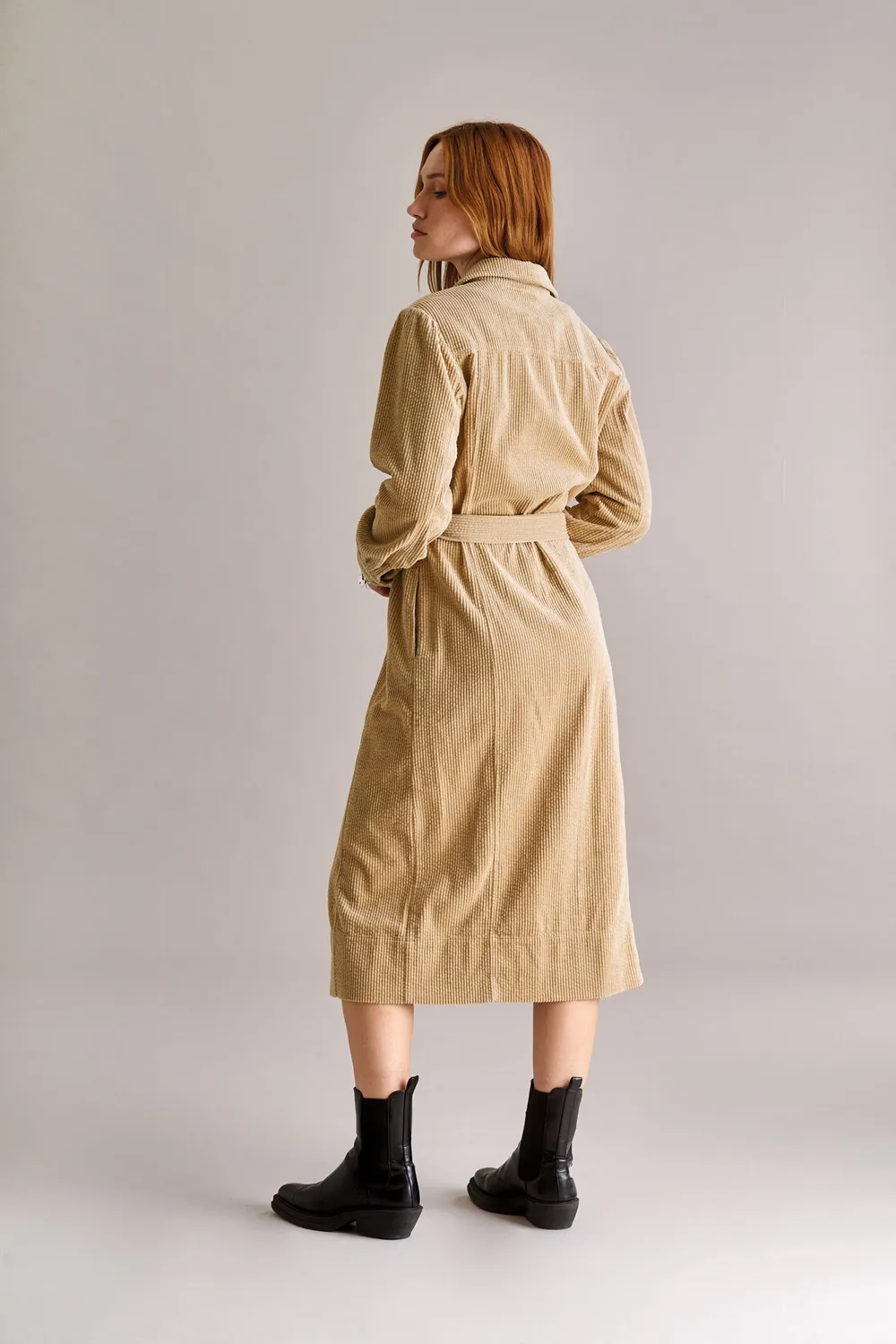 Komodo Haritti Cordkleid Croissant EUR 36 Bio-Baumwolle
