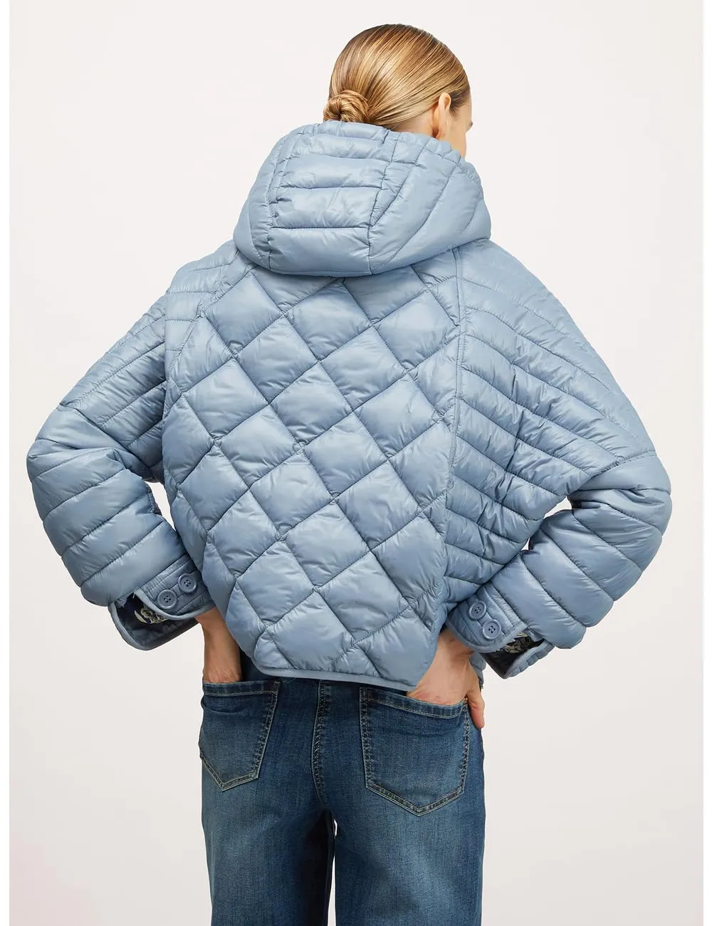Motivi Cocoon-Daunenjacke mit Kapuze Damen wattiert