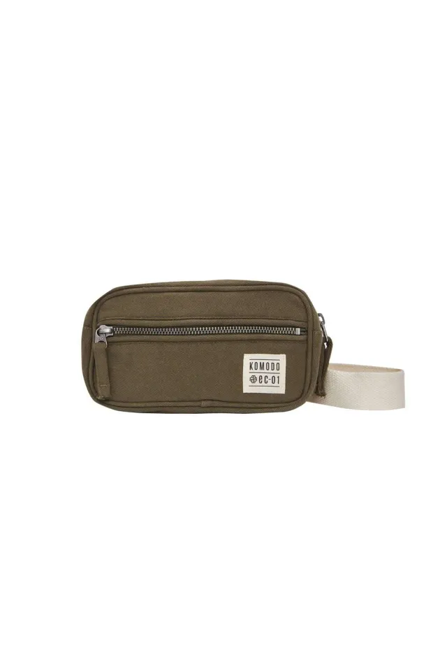 KOMODO BLIMEY Bauchtasche Khaki Bio-Baumwolle