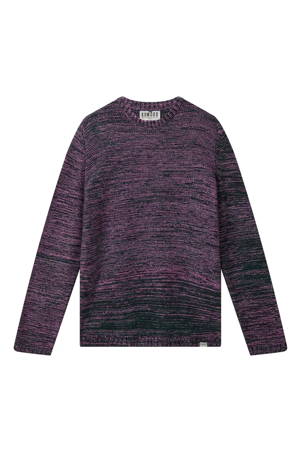 Komodo Glitch Pullover Merinowolle fuchsia