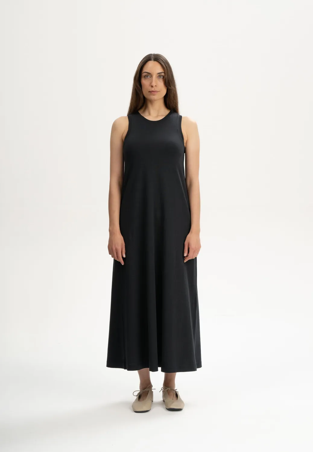 MELA MAHIKA Jersey Maxi Kleid thymian aus Baumwolle