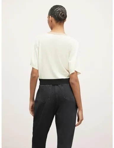 Motivi Basic-Cardigan kurz Kontrastbündchen Cardigan