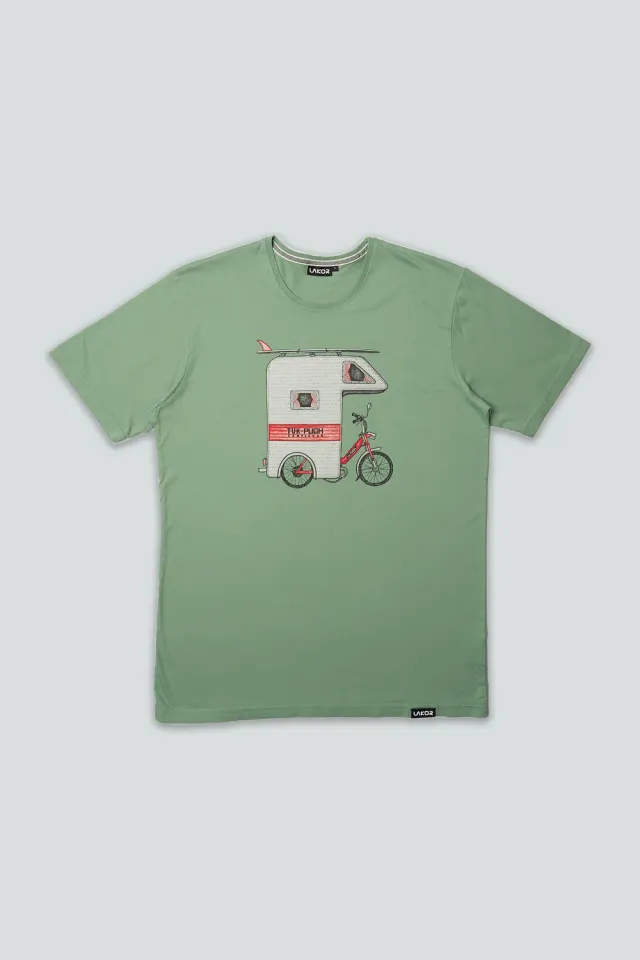 LAKOR Tuk-Puch T-Shirt Green Bay Bio-Baumwolle