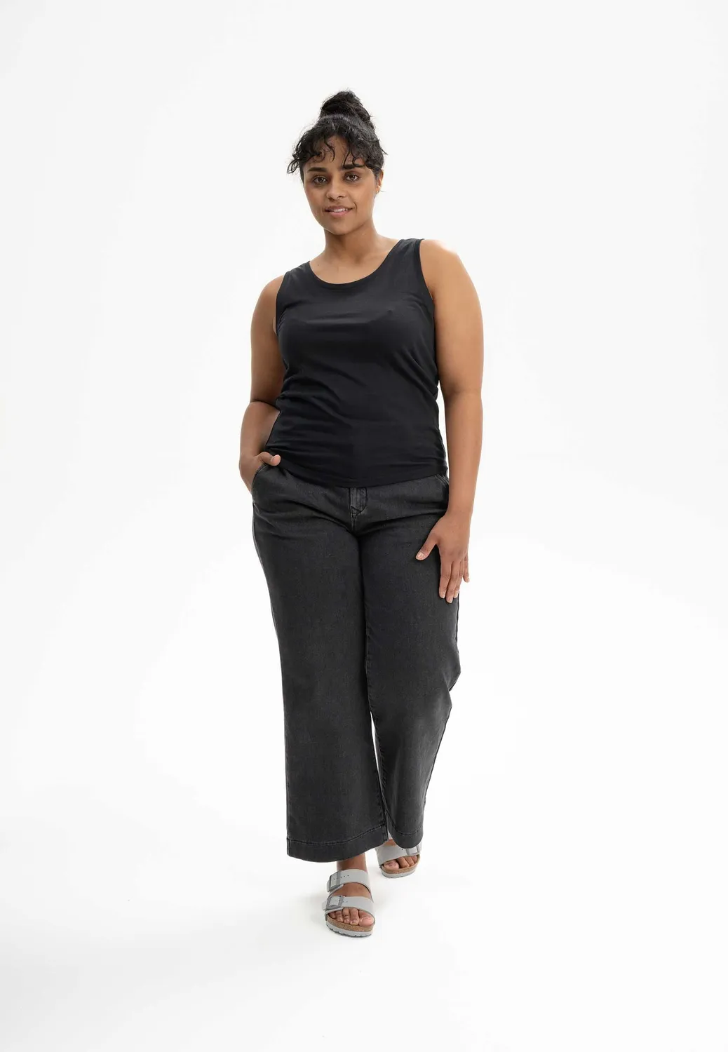 MELA Vanita Tanktop thymian Baumwolle