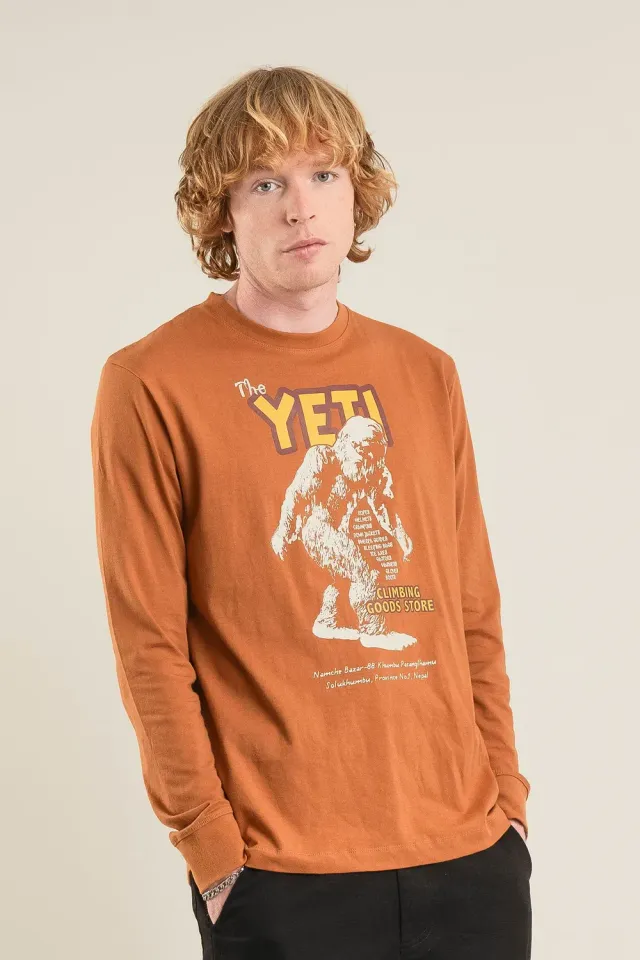 Komodo Yeti T-Shirt Brass Bio-Baumwolle