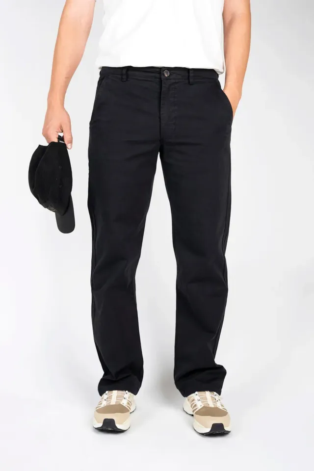 LAKOR Carnage Chino Hose Schwarz Stretch