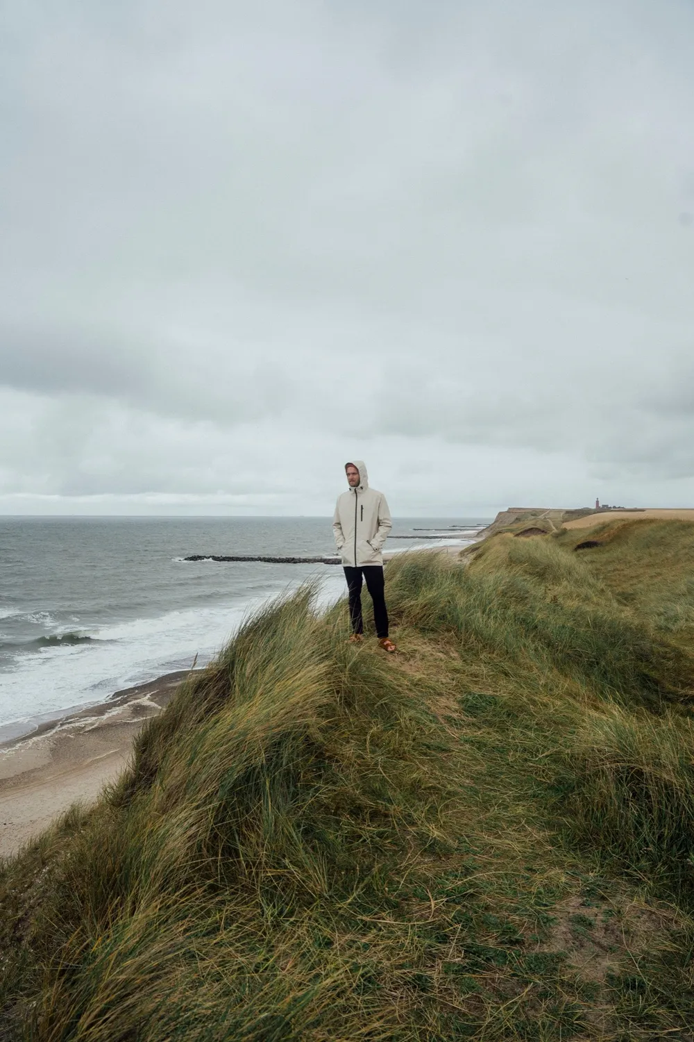 LAKOR Elk Jacke pelican wasserdicht recycelt S-XXXL