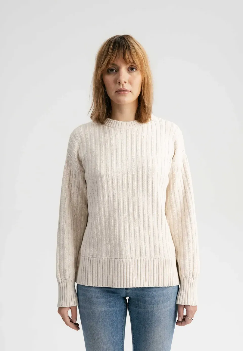 MELA ISHANI Strickpullover schwarz Bio-Baumwolle