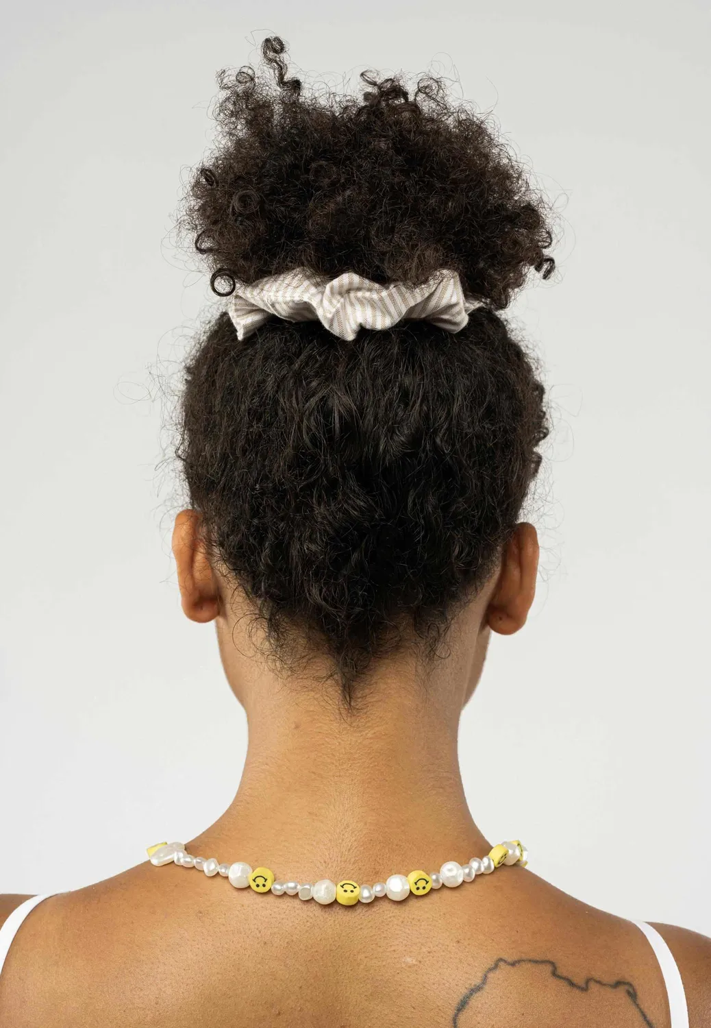 MELA AJITHA Scrunchie Haargummi schwarz Bio-Baumwolle