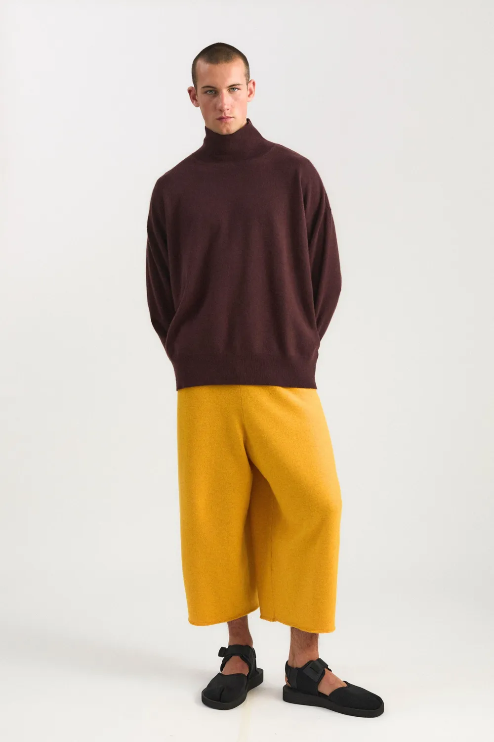 Oyuna Kotto Pullover Carob Rollkragen Kaschmir