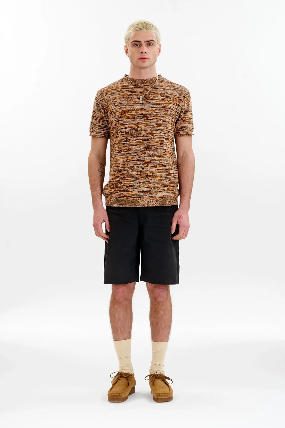 Komodo Kai T-Shirt Schwarz Bio-Baumwolle Strick